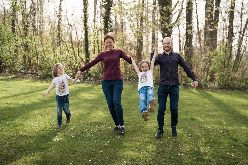 Familie hat Spaß